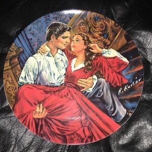 1986 edition of Gone with the Wind vintage plate